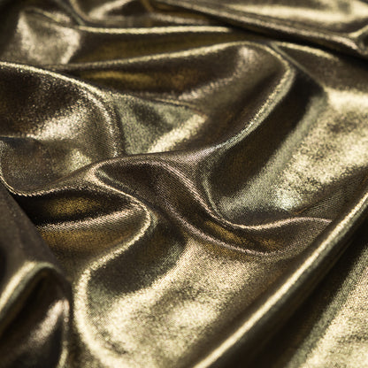Metallic Gold Stretch Lame Full