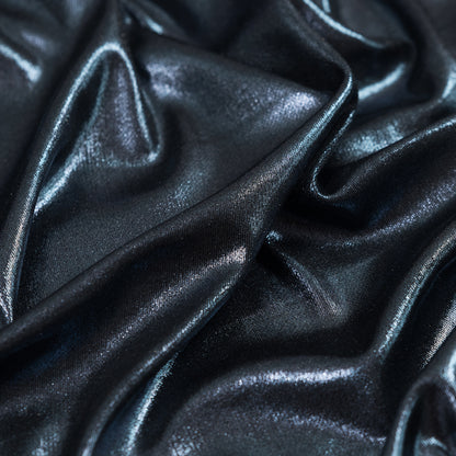 Metallic Steel Stretch Lame