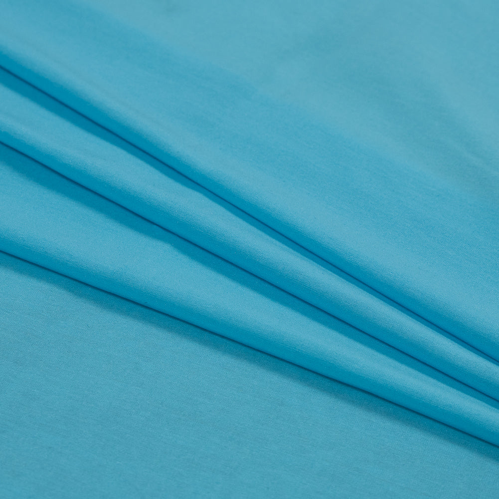 Aqua Cotton Voile Folded