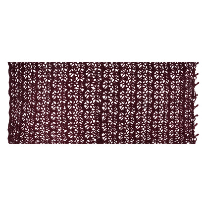 Novelty Acrylic Lace - Maroon Full