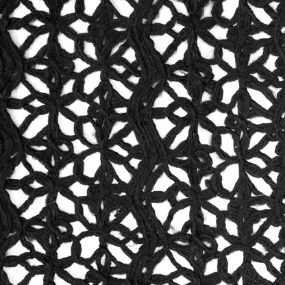 Novelty Acrylic Lace - Black Detail