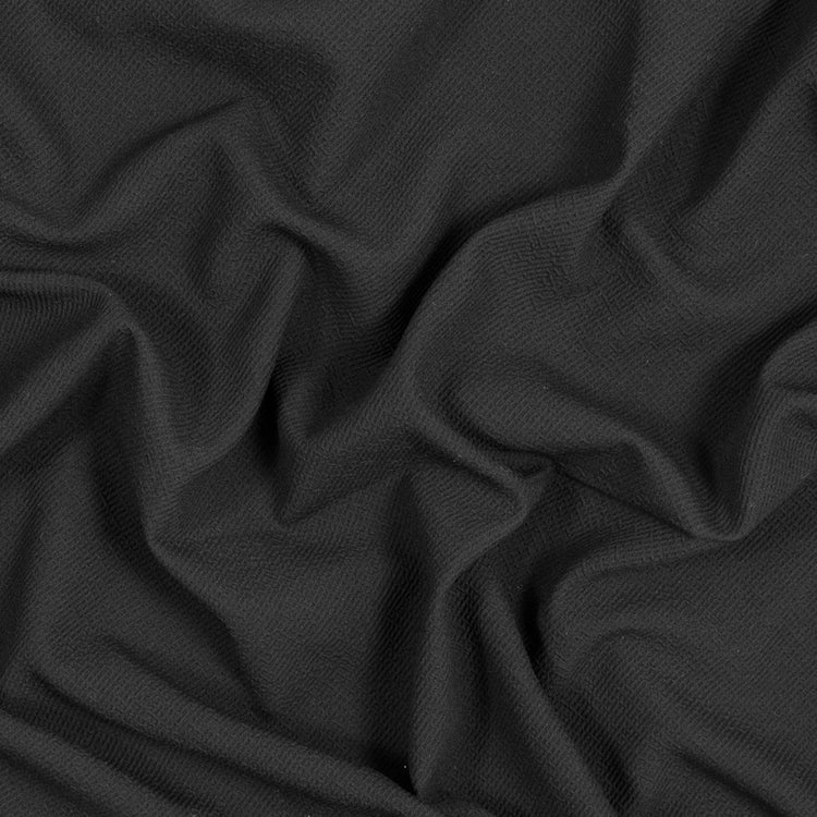 template--26688905969737__main-Black Textural Crepe with Smooth Backing