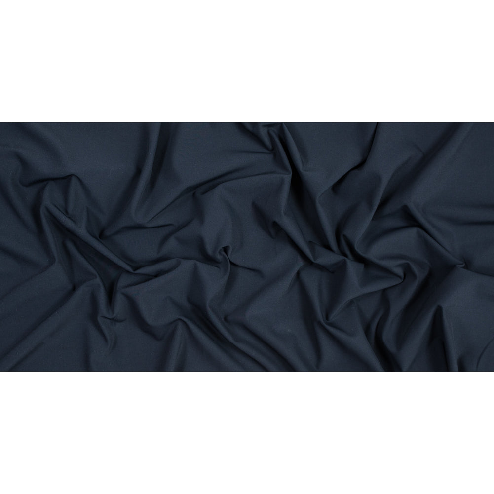 Navy Stretch Woven Cotton Blend Full