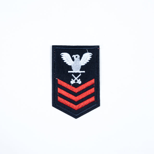 Italian Blue and Red Military Patch - 2.5" x 4"