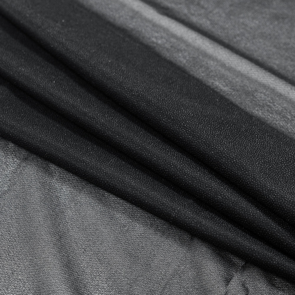 Black Single-Sided Fusible Interlining Folded