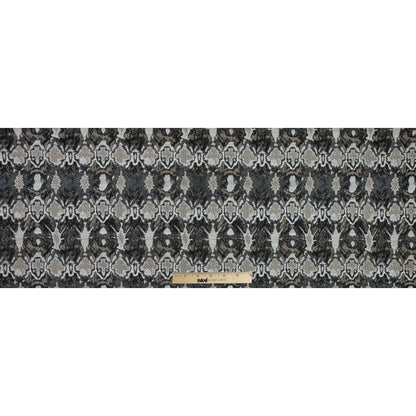 Gray and Beige Abstract Jacquard Full