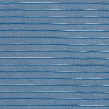 Theory Country Blue and White Shadow Striped Cotton Lawn