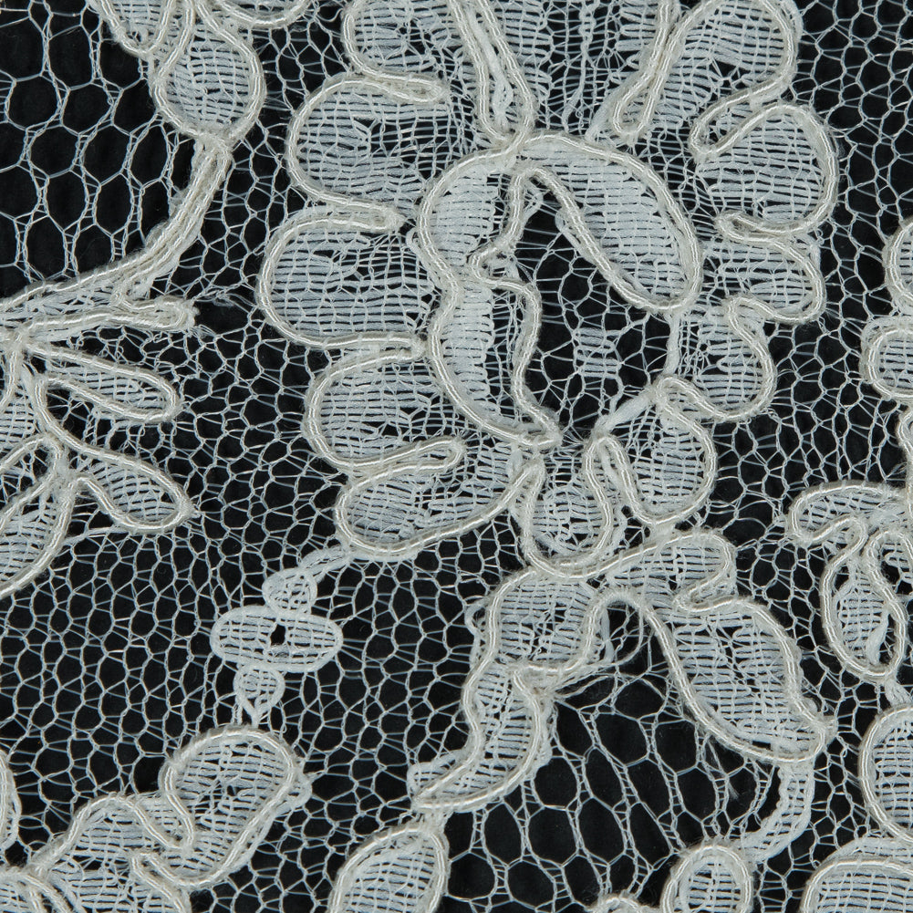 Birch Floral Corded Lace Detail