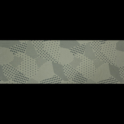 Mellow Yellow Geometric Poly-Cotton Burnout Full