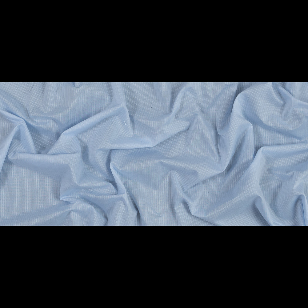 Blue and White Striped Japanese Cotton Lawn Full