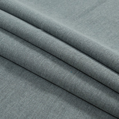 Oatmeal and Gray Double-Faced Brushed Cotton Twill Folded