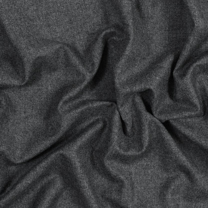 Heathered Gray Wool Suiting