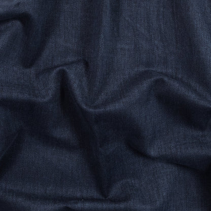 Navy Brushed Cotton Twill