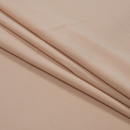 Peach Stretch Cotton Woven Folded