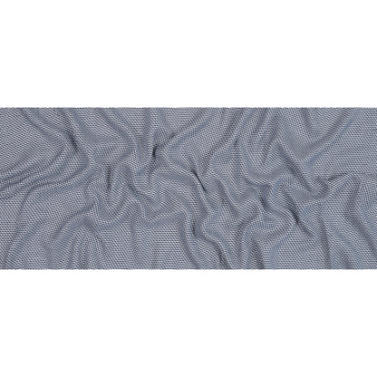 Maritime Blue and White Nailshead Cotton Blend Tweed Full