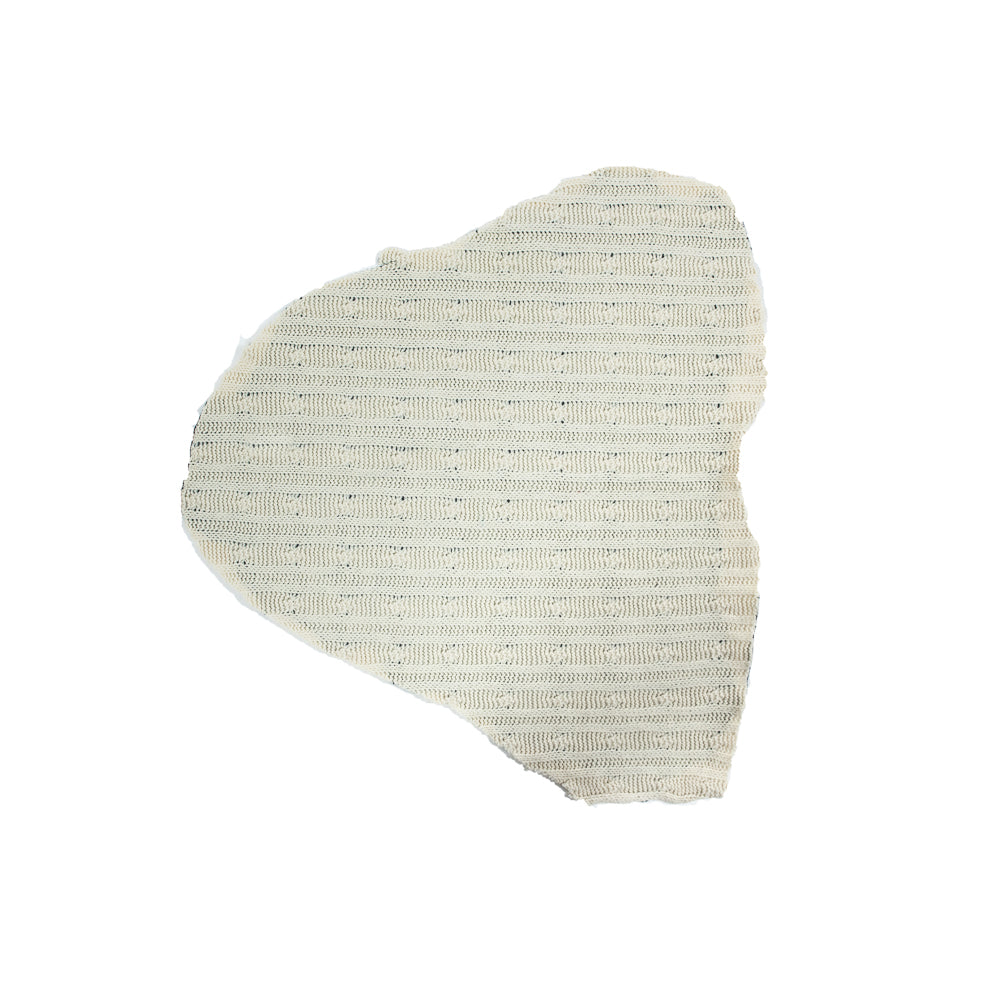 Phillip Lim Small Black and Ivory Bonded Lamb Leather and Wool Knit Full