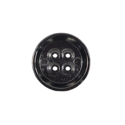 Italian Gunmetal Metal 4-Hole Button - 36L/23mm Detail