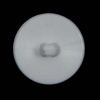 White Detailed Plastic Shank-Back Button - 44L/28mm Detail