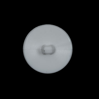 White Detailed Plastic Shank-Back Button - 36L/23mm Detail