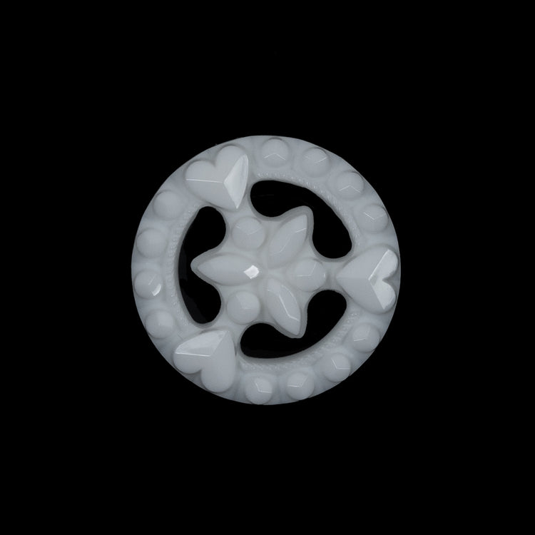 template--25130090922057__main-White Hearts and Gems Plastic Shank-Back Button - 36L/23mm