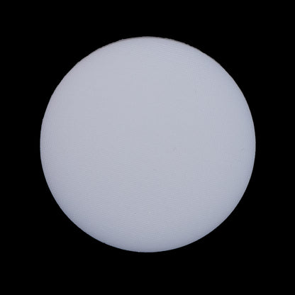 White Plastic Shank-Back Button - 44L/28mm