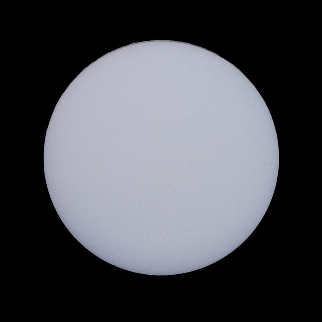 White Plastic Shank-Back Button - 44L/28mm