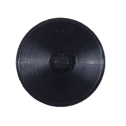 Black Plastic Shank-Back Button - 44L/28mm Detail