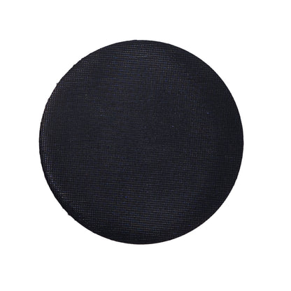 Black Plastic Shank-Back Button - 44L/28mm