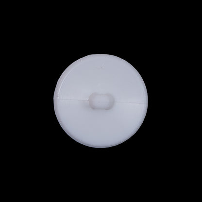 White Plastic Shank-Back Button - 36L/23mm Detail