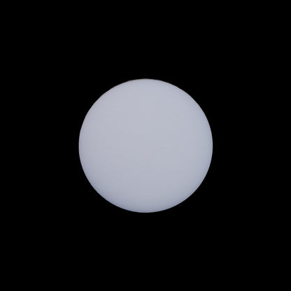 White Plastic Shank-Back Button - 36L/23mm