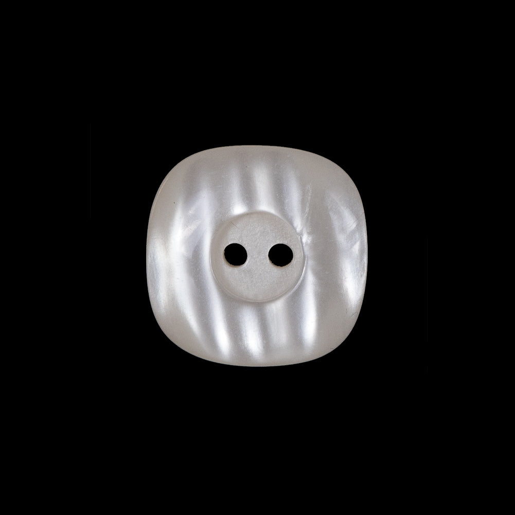 Beige Luminous Plastic Two-Hole Button - 30L/19mm