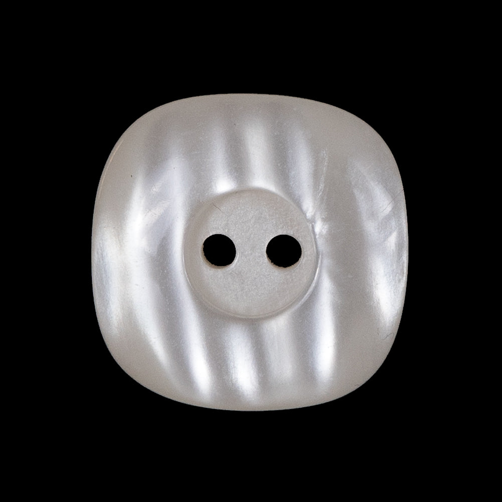 Beige Luminous Plastic Two-Hole Button - 40L/25.5mm