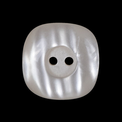 Beige Luminous Plastic Two-Hole Button - 40L/25.5mm