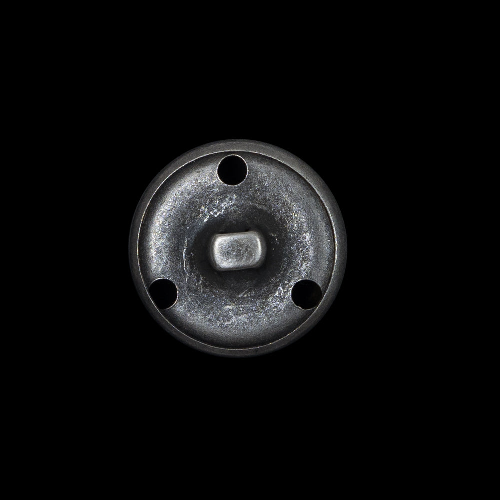 Silver Metal Domed Shank-Back Button - 34L/21.5mm Detail