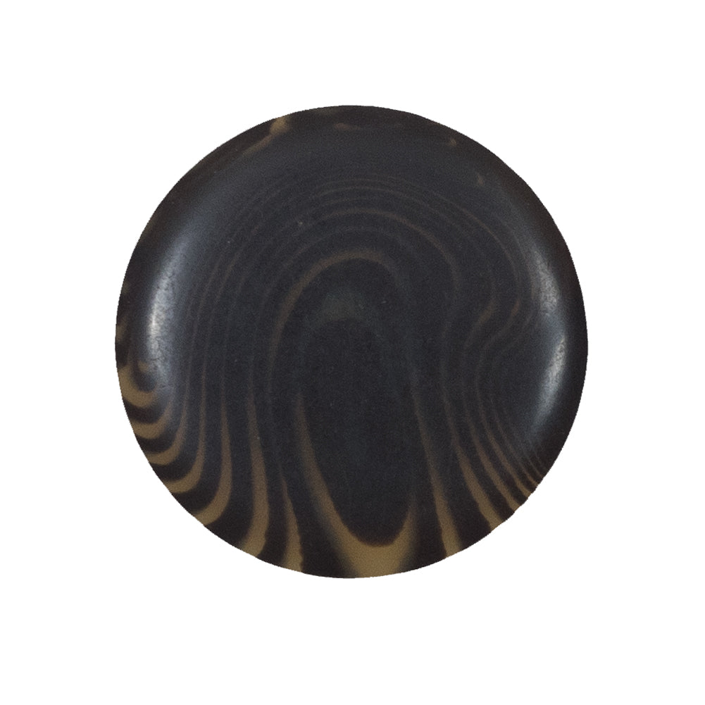 Dark Brown Plastic Shank-Back Button - 44L/28mm