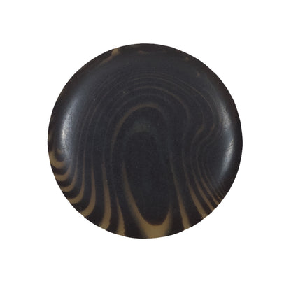 Dark Brown Plastic Shank-Back Button - 44L/28mm