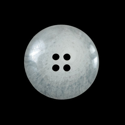 Off-White Translucent Plastic Button - 40L/25.5mm Detail