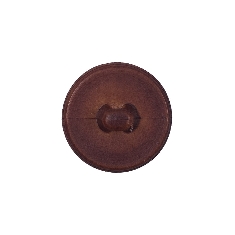 Italian Brown Pebbly Shank-Back Button - 32L/20mm Detail
