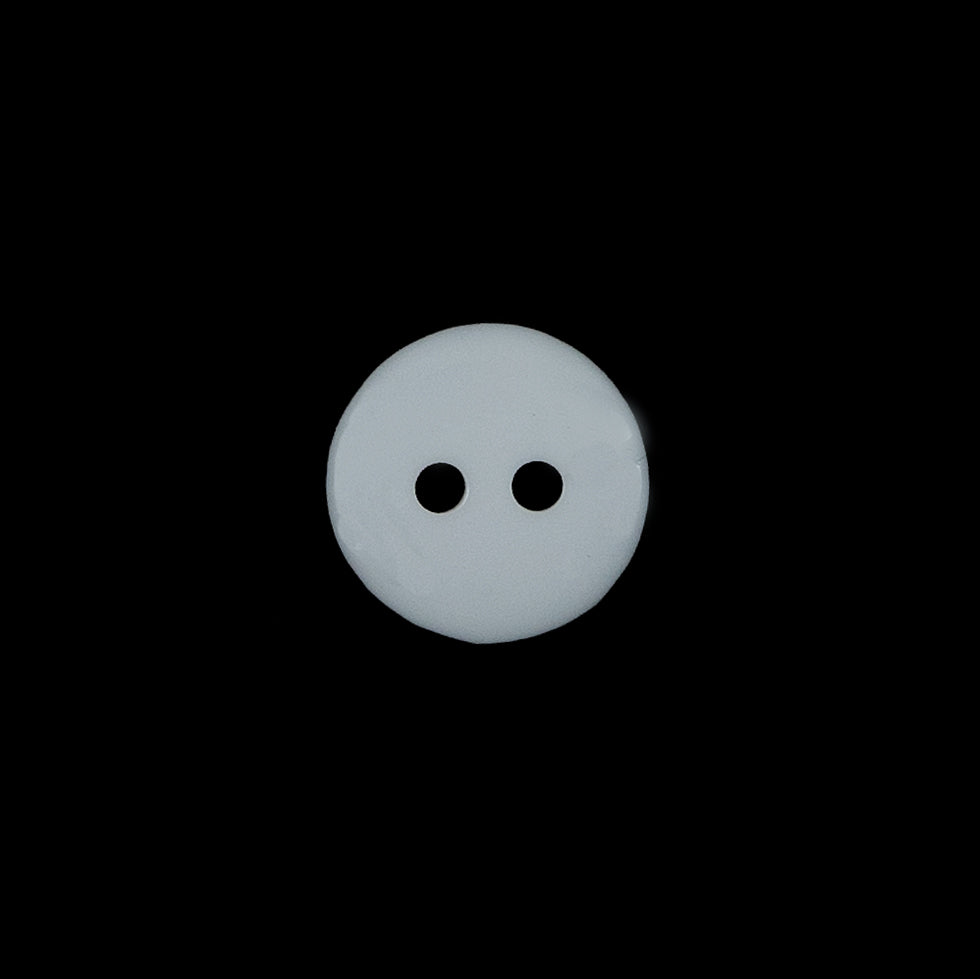 White Iridescent Plastic Button - 20L/12.5mm Detail