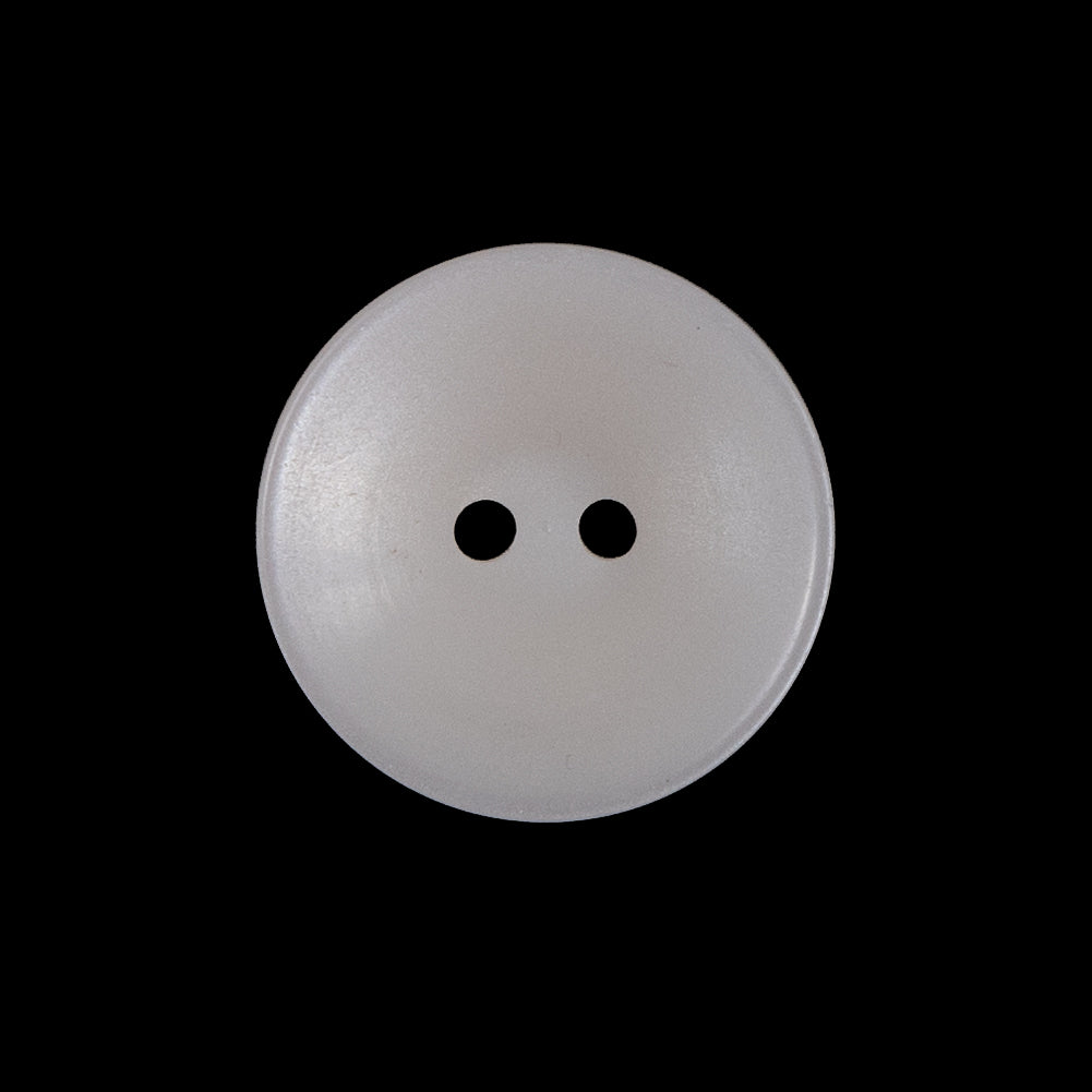 Ivory Plastic Two-Hole Button - 36L/23mm