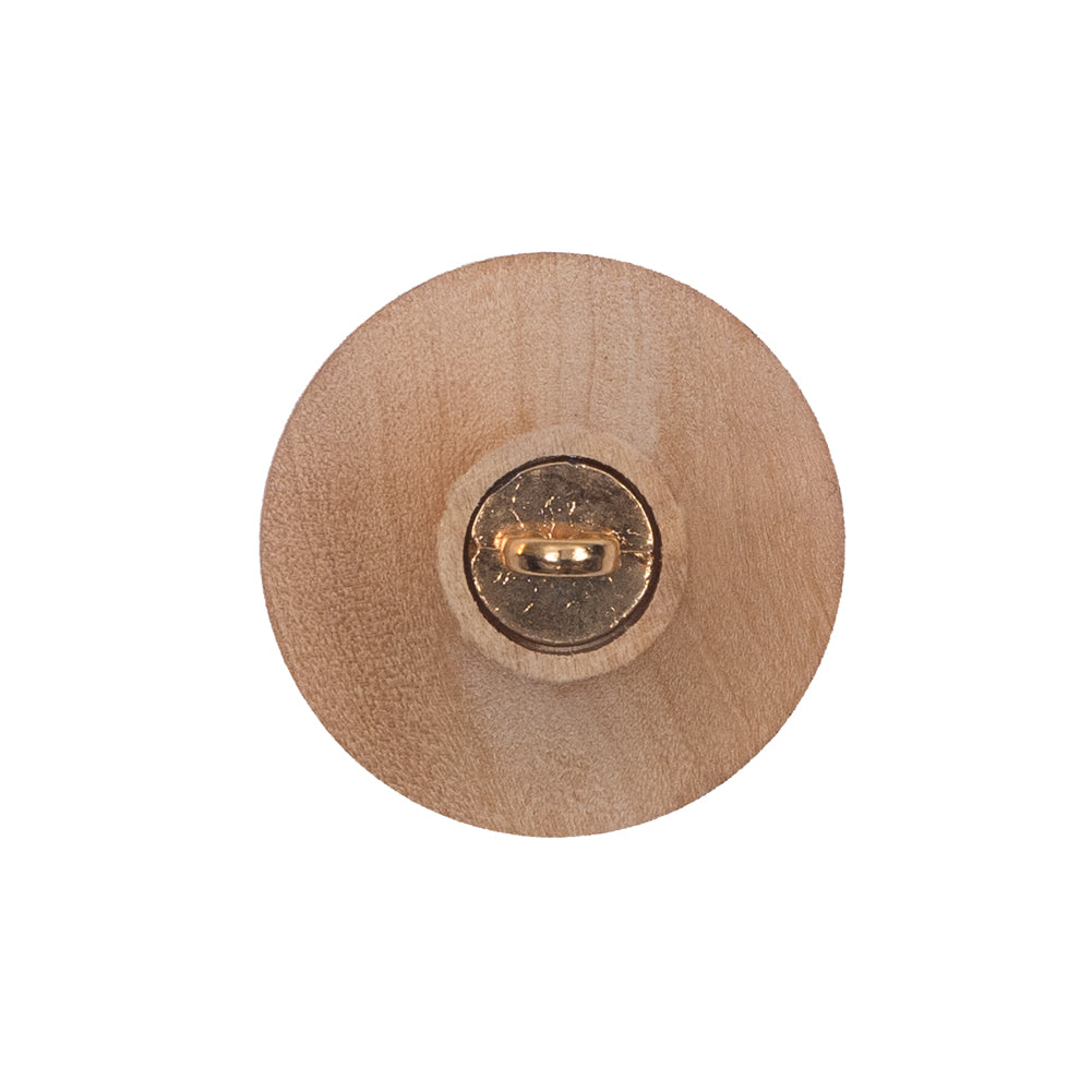 Wood Shank-Back Button - 36L/23mm Detail