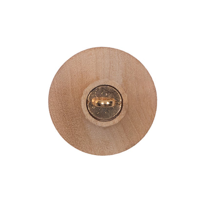 Wood Shank-Back Button - 36L/23mm Detail