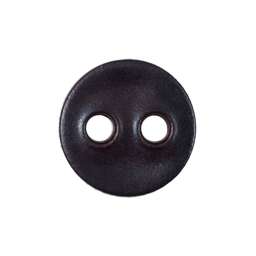 Thick Dark Brown 2-Hole Plastic Button - 32L/20mm