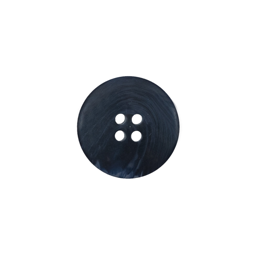 Indigo 4-Hole Plastic Button - 24L/15mm Detail