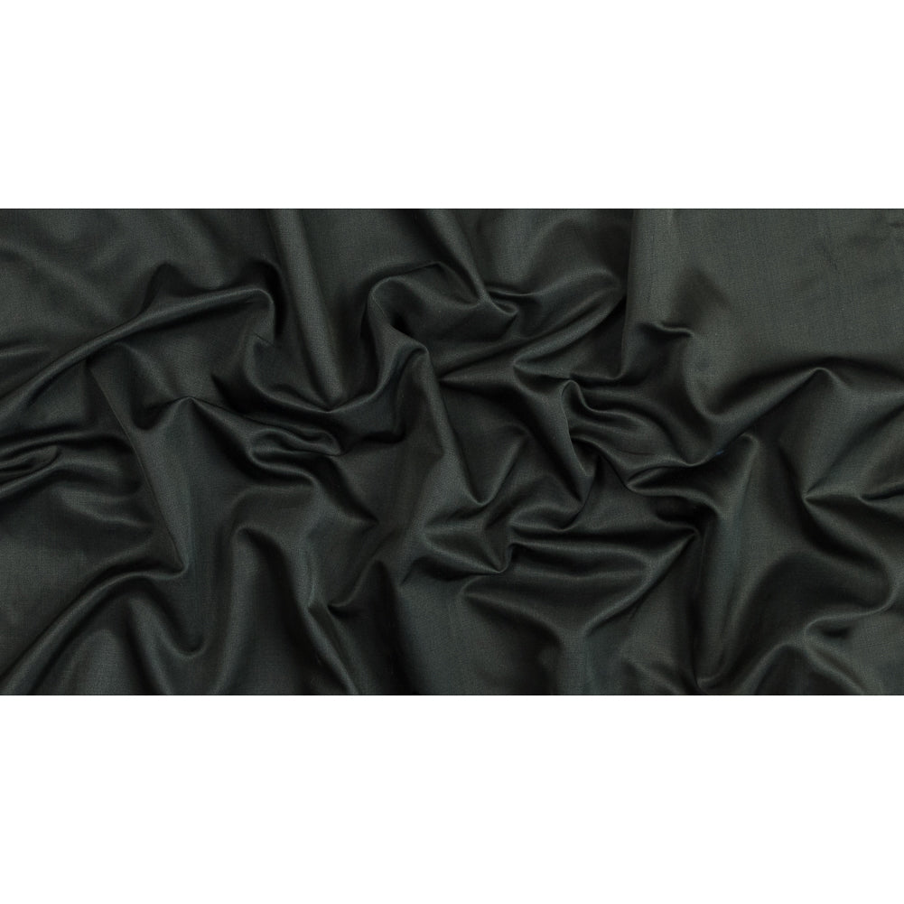 Dark Gray Silk and Wool Blended Suiting Full