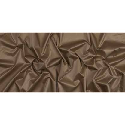 Tan Cotton Backed Polyester Taffeta Full