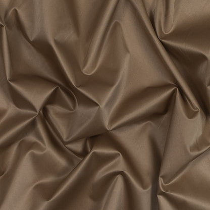 Tan Cotton Backed Polyester Taffeta