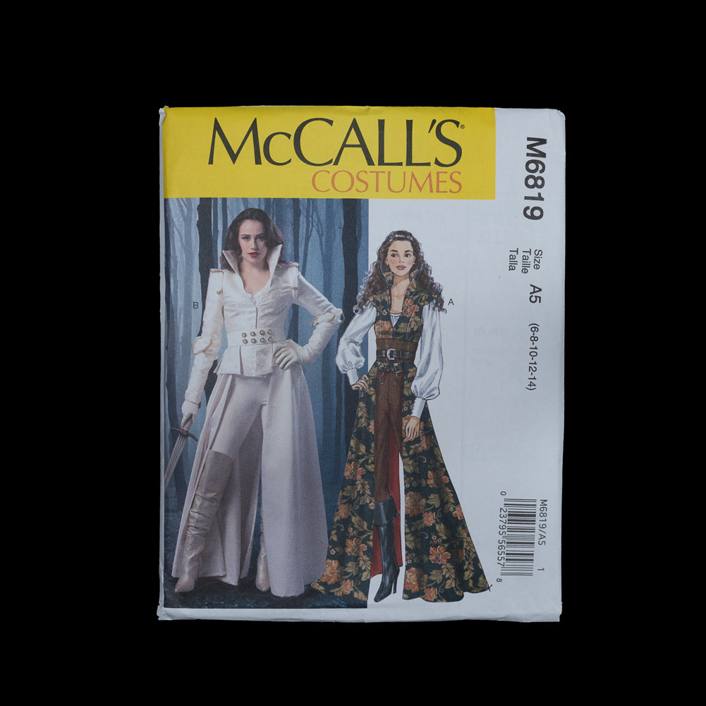 McCalls Costume Pattern M6819 Size A5