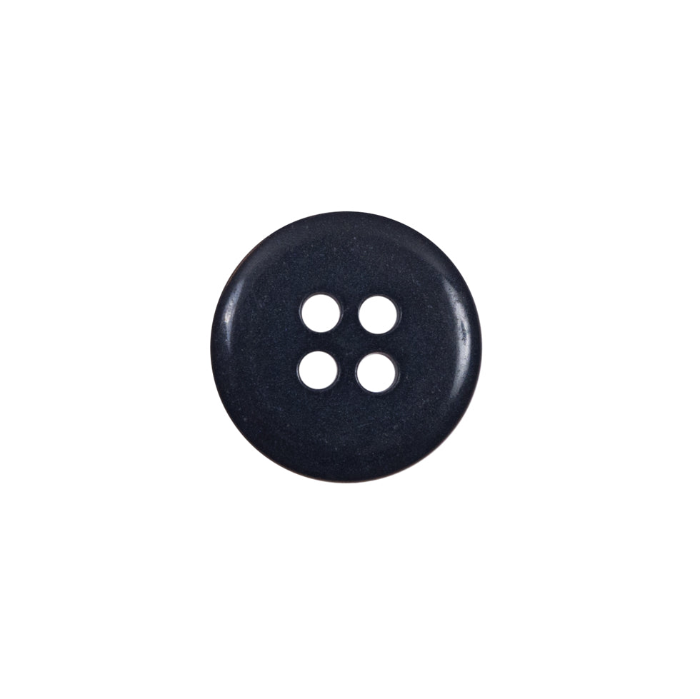 Navy Plastic 4-Hole Button - 24L/15mm Detail