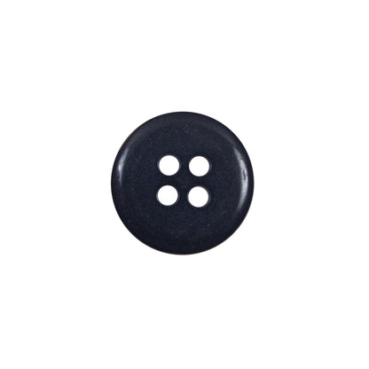 Navy Plastic 4-Hole Button - 24L/15mm Detail